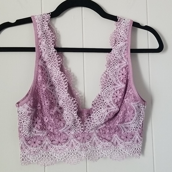 Victoria's Secret Other - Victoria Secret pink purple lace bralette bra